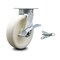 Service Caster 8 Inch Kingpinless Nylon Wheel Swivel Caster with Brake and Swivel Lock SCC SCC-KP30S820-NYR-SLB-BSL - alternate 1